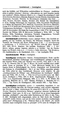 Image of the Page - 315 - in Handwörterbuch der Philosophie