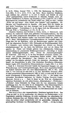 Image of the Page - 452 - in Handwörterbuch der Philosophie