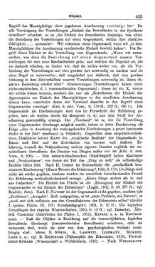 Image of the Page - 453 - in Handwörterbuch der Philosophie