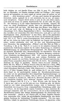 Image of the Page - 475 - in Handwörterbuch der Philosophie