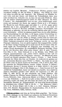 Image of the Page - 485 - in Handwörterbuch der Philosophie