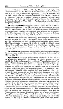 Image of the Page - 488 - in Handwörterbuch der Philosophie