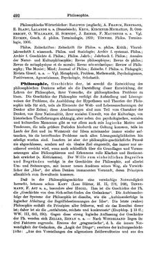 Image of the Page - 492 - in Handwörterbuch der Philosophie