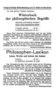 Image of the Page - (000807) - in Handwörterbuch der Philosophie