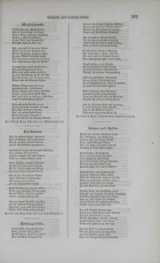 Bild der Seite - 191 - in Poetischer Hausschatz des deutschen Volkes - Ein Buch für Schule und Haus