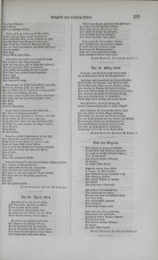 Image of the Page - 215 - in Poetischer Hausschatz des deutschen Volkes - Ein Buch für Schule und Haus