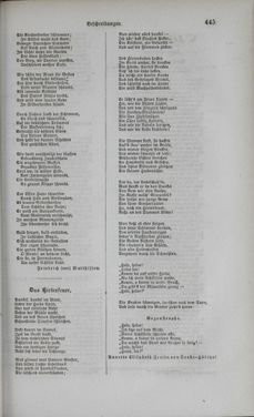 Image of the Page - 445 - in Poetischer Hausschatz des deutschen Volkes - Ein Buch für Schule und Haus