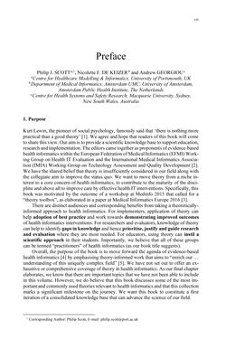Image of the Page - vii - in Applied Interdisciplinary Theory in Health Informatics - Knowledge Base for Practitioners