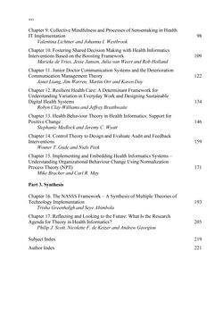 Image of the Page - xvi - in Applied Interdisciplinary Theory in Health Informatics - Knowledge Base for Practitioners