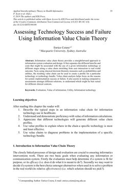 Image of the Page - 35 - in Applied Interdisciplinary Theory in Health Informatics - Knowledge Base for Practitioners