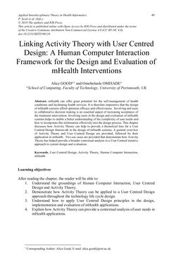 Bild der Seite - 49 - in Applied Interdisciplinary Theory in Health Informatics - Knowledge Base for Practitioners