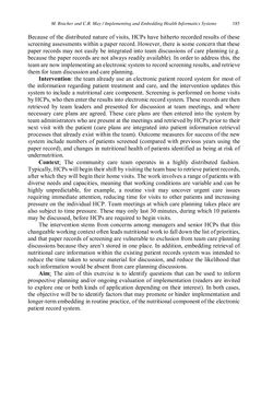 Image of the Page - 185 - in Applied Interdisciplinary Theory in Health Informatics - Knowledge Base for Practitioners