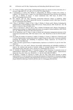 Image of the Page - 188 - in Applied Interdisciplinary Theory in Health Informatics - Knowledge Base for Practitioners