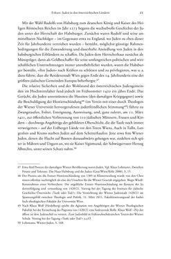 Image of the Page - 21 - in Heimatrecht und Staatsbürgerschaft österreichischer Juden - Vom Ende des 18. Jahrhunderts bis in die Gegenwart