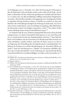 Bild der Seite - 65 - in Heimatrecht und Staatsbürgerschaft österreichischer Juden - Vom Ende des 18. Jahrhunderts bis in die Gegenwart
