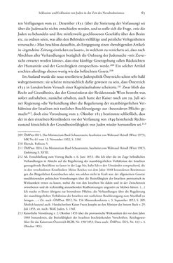 Image of the Page - 65 - in Heimatrecht und Staatsbürgerschaft österreichischer Juden - Vom Ende des 18. Jahrhunderts bis in die Gegenwart