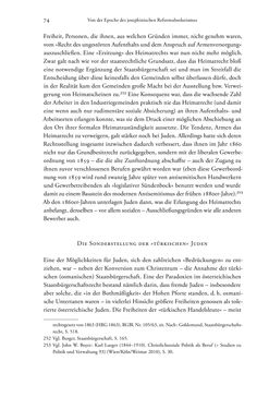 Image of the Page - 74 - in Heimatrecht und Staatsbürgerschaft österreichischer Juden - Vom Ende des 18. Jahrhunderts bis in die Gegenwart