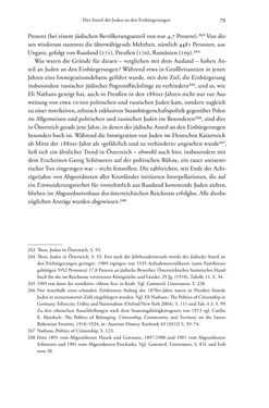 Image of the Page - 79 - in Heimatrecht und Staatsbürgerschaft österreichischer Juden - Vom Ende des 18. Jahrhunderts bis in die Gegenwart