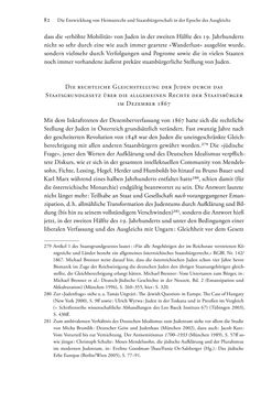 Image of the Page - 82 - in Heimatrecht und Staatsbürgerschaft österreichischer Juden - Vom Ende des 18. Jahrhunderts bis in die Gegenwart