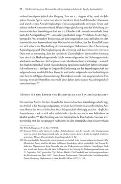Bild der Seite - 88 - in Heimatrecht und Staatsbürgerschaft österreichischer Juden - Vom Ende des 18. Jahrhunderts bis in die Gegenwart