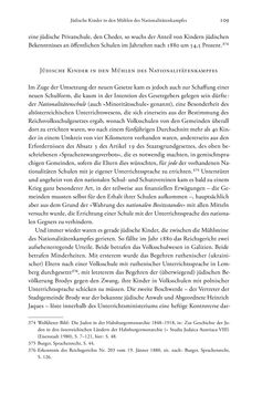 Image of the Page - 109 - in Heimatrecht und Staatsbürgerschaft österreichischer Juden - Vom Ende des 18. Jahrhunderts bis in die Gegenwart