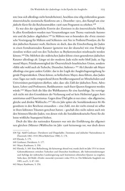 Image of the Page - 125 - in Heimatrecht und Staatsbürgerschaft österreichischer Juden - Vom Ende des 18. Jahrhunderts bis in die Gegenwart