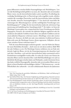 Bild der Seite - 147 - in Heimatrecht und Staatsbürgerschaft österreichischer Juden - Vom Ende des 18. Jahrhunderts bis in die Gegenwart