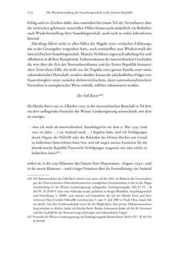 Bild der Seite - 172 - in Heimatrecht und Staatsbürgerschaft österreichischer Juden - Vom Ende des 18. Jahrhunderts bis in die Gegenwart