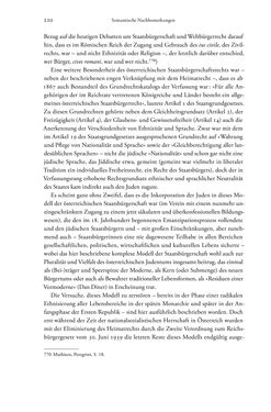 Image of the Page - 220 - in Heimatrecht und Staatsbürgerschaft österreichischer Juden - Vom Ende des 18. Jahrhunderts bis in die Gegenwart