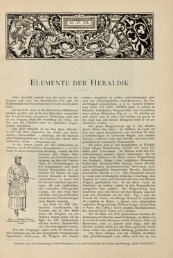 Bild der Seite - 1 - in Heraldischer Atlas - Eine Sammlung von heraldischen Musterblättern für Künstler, Gewerbetreibende, sowie für Freunde der Wappenkunde