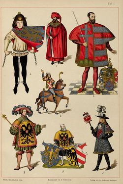 Image of the Page - (00000045) - in Heraldischer Atlas - Eine Sammlung von heraldischen Musterblättern für Künstler, Gewerbetreibende, sowie für Freunde der Wappenkunde