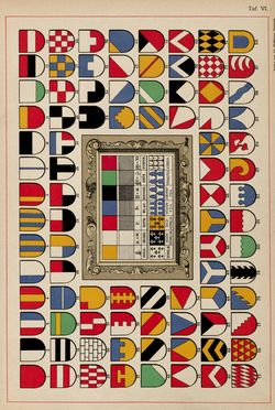 Bild der Seite - (00000059) - in Heraldischer Atlas - Eine Sammlung von heraldischen Musterblättern für Künstler, Gewerbetreibende, sowie für Freunde der Wappenkunde