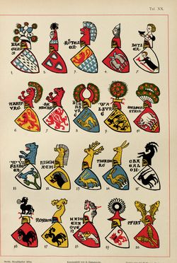 Bild der Seite - (00000117) - in Heraldischer Atlas - Eine Sammlung von heraldischen Musterblättern für Künstler, Gewerbetreibende, sowie für Freunde der Wappenkunde