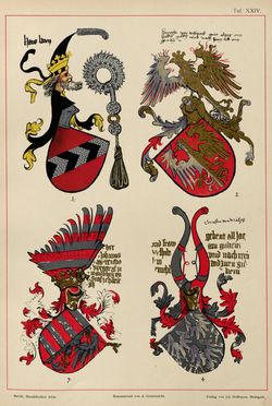 Bild der Seite - (00000127) - in Heraldischer Atlas - Eine Sammlung von heraldischen Musterblättern für Künstler, Gewerbetreibende, sowie für Freunde der Wappenkunde