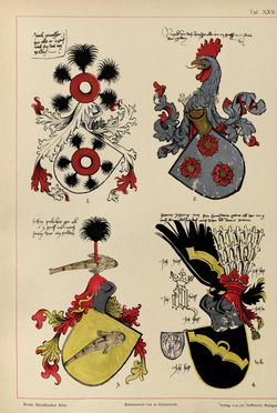 Bild der Seite - (00000129) - in Heraldischer Atlas - Eine Sammlung von heraldischen Musterblättern für Künstler, Gewerbetreibende, sowie für Freunde der Wappenkunde
