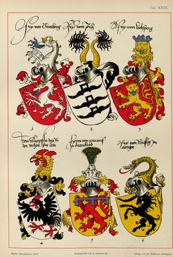 Bild der Seite - (00000141) - in Heraldischer Atlas - Eine Sammlung von heraldischen Musterblättern für Künstler, Gewerbetreibende, sowie für Freunde der Wappenkunde