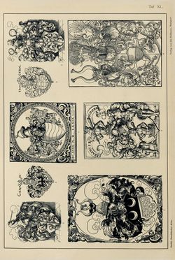 Bild der Seite - (00000161) - in Heraldischer Atlas - Eine Sammlung von heraldischen Musterblättern für Künstler, Gewerbetreibende, sowie für Freunde der Wappenkunde