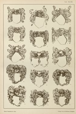 Image of the Page - (00000177) - in Heraldischer Atlas - Eine Sammlung von heraldischen Musterblättern für Künstler, Gewerbetreibende, sowie für Freunde der Wappenkunde