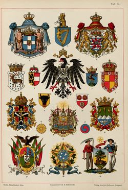 Bild der Seite - (00000191) - in Heraldischer Atlas - Eine Sammlung von heraldischen Musterblättern für Künstler, Gewerbetreibende, sowie für Freunde der Wappenkunde