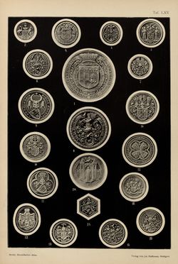 Bild der Seite - (00000241) - in Heraldischer Atlas - Eine Sammlung von heraldischen Musterblättern für Künstler, Gewerbetreibende, sowie für Freunde der Wappenkunde
