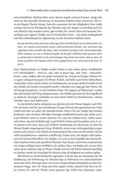 Bild der Seite - 222 - in Hip Hop aus Österreich - Lokale Aspekte einer globalen Kultur