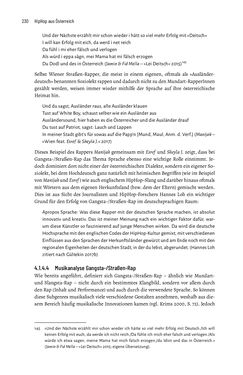 Image of the Page - 229 - in Hip Hop aus Österreich - Lokale Aspekte einer globalen Kultur