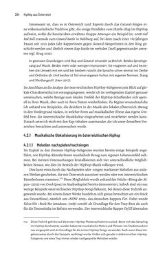 Image of the Page - 263 - in Hip Hop aus Österreich - Lokale Aspekte einer globalen Kultur