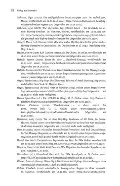 Image of the Page - 305 - in Hip Hop aus Österreich - Lokale Aspekte einer globalen Kultur