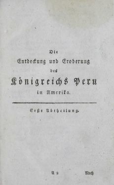 Image of the Page - (000005) - in Allgemeines Historien-Buch - von den Merkwürdigen Entdeckungen fremder ehedem ganz unbekannter Länder und Inseln