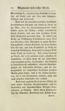 Image of the Page - 22 - in Historischer und geographischer Abriß des Herzogthums Steyermark