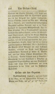 Bild der Seite - 126 - in Historischer und geographischer Abriß des Herzogthums Steyermark