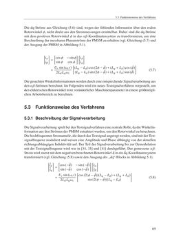 Bild der Seite - 69 - in Ein neues Konzept für die geberlose Regelung von Permanentmagnet-Synchronmaschinen für Hybrid- und Elektrofahrzeuge