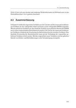 Image of the Page - 141 - in Ein neues Konzept für die geberlose Regelung von Permanentmagnet-Synchronmaschinen für Hybrid- und Elektrofahrzeuge