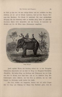 Bild der Seite - 85 - in Im fernen Osten - Reisen des Grafen Bela Szechenyi in Indien, Japan, China, Tibet und Birma in den Jahren 1877 - 1880